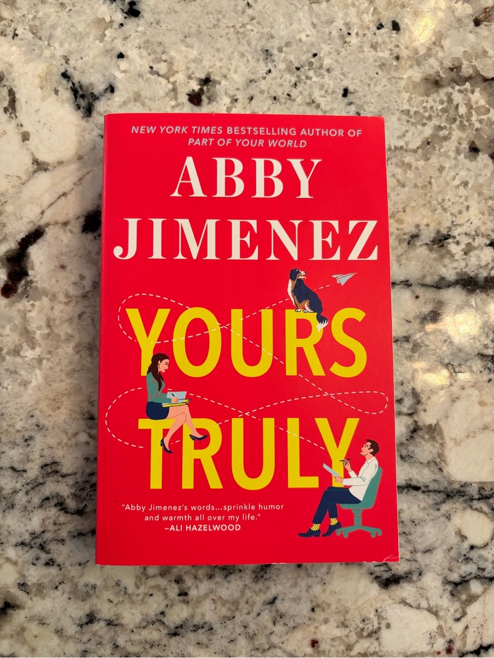 Abby Jimenez Yours Truly paperback novel book NWT